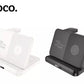 HOCO CQ7 3-in-1 Foldable Wireless Charging Desktop Stand 15W