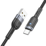 Hoco U117 Grand Intelligent Power‑Off Type‑C Charging Data Cable