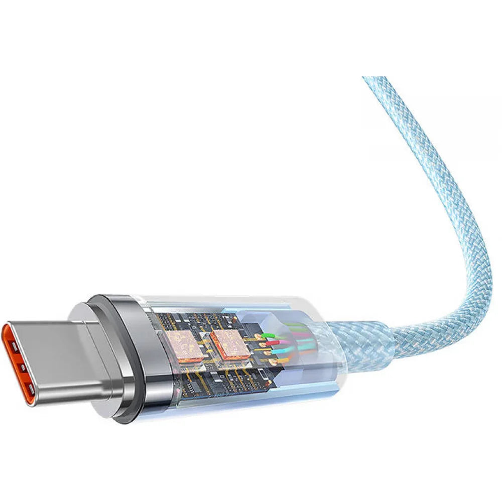 Baseus Flash USB‑C Quick Charge Cable 6A 1m Blue