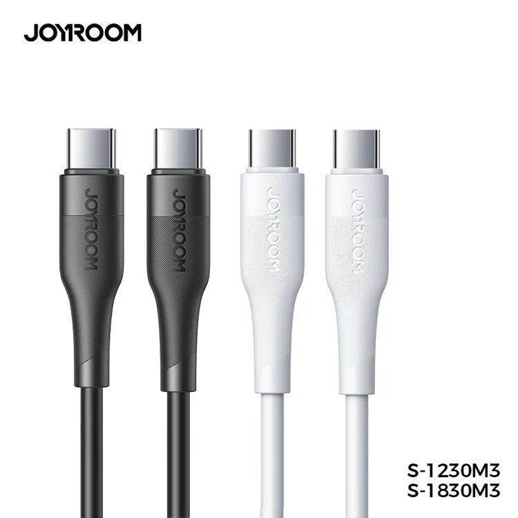 60W Fast-Charging Type-C to Type-C Cable 1.2m Black