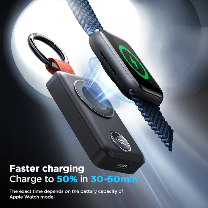 Portable Watch Wireless Charger 2000mAh – Compact Fast Charging
