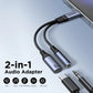 Joyroom 2-in-1 USB‑C Audio Adapter with Charging Port