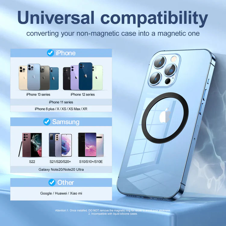 JOYROOM Magnetic Ring Grip for Phone Universal Black