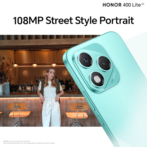 Honor 400 Lite 5G Smartphone: 8GB RAM, 256GB Storage, Premium Camera