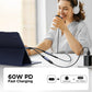 Joyroom 2-in-1 USB‑C Audio Adapter with Charging Port