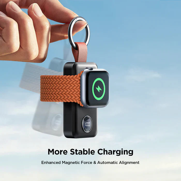 Portable Watch Wireless Charger 2000mAh – Compact Fast Charging
