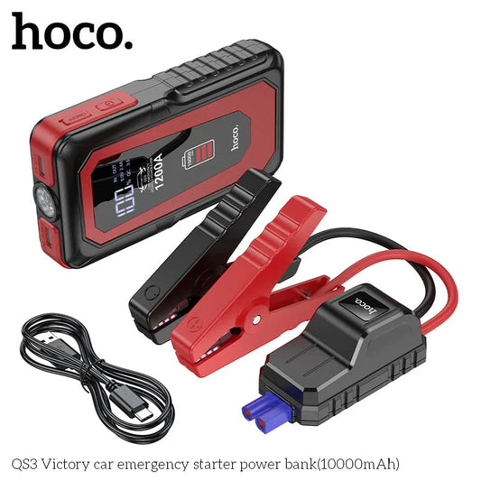 Hoco Victory 10000mAh Car Emergency Starter with QC3 Fast Charging