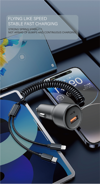 Asli Global PrimusCharger Max 65W Dual-Port Car Charger