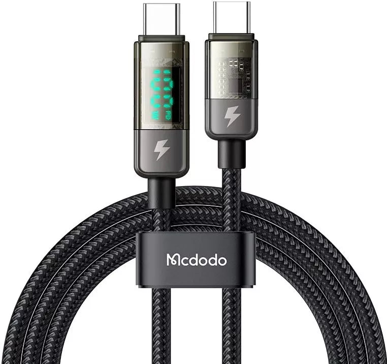McDodo 100W USB‑C to USB‑C PD Cable 1.2m Black