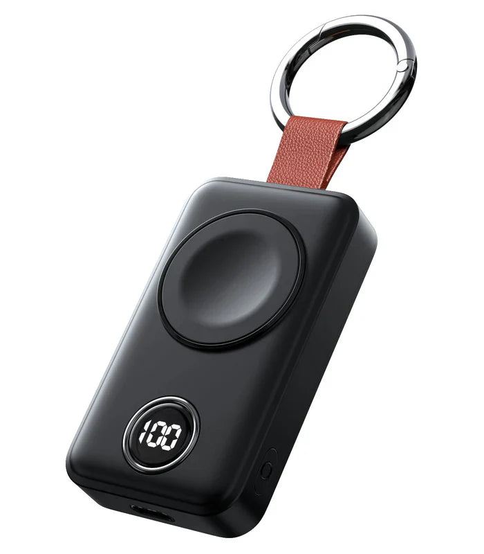 Portable Watch Wireless Charger 2000mAh – Compact Fast Charging