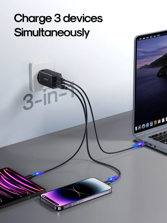 Joyroom GaN Ultra 65W 2C1A Fast Charger with 100W Cable