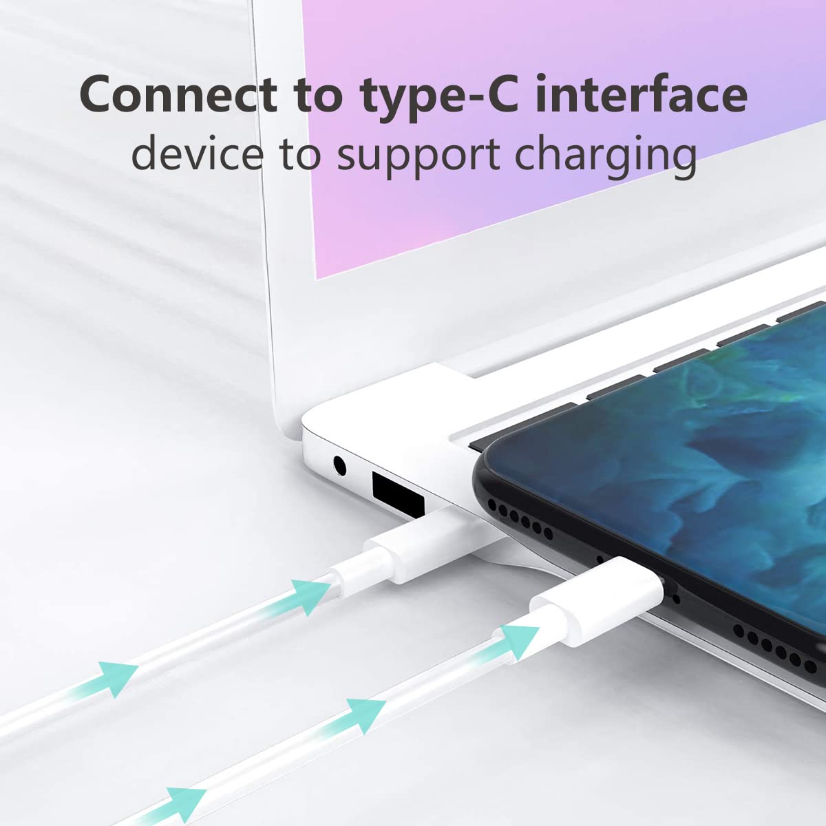 Apple USB-C to USB-C Charging Cable, Fast Charge, Durable, White, 3.28 Feet