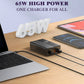 LDNIO A4808Q 65W 4-Port USB-C Desktop Fast Charger
