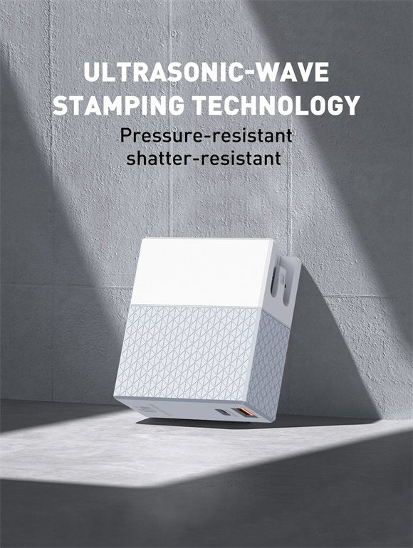 65W Ultra-Fast USB-C & USB-A Wall Charger – LDNIO