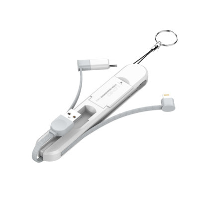 LDNIO LC130 3-in-1 3.8A Stick Management Charging Cable