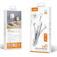 LDNIO LC130 3-in-1 3.8A Stick Management Charging Cable