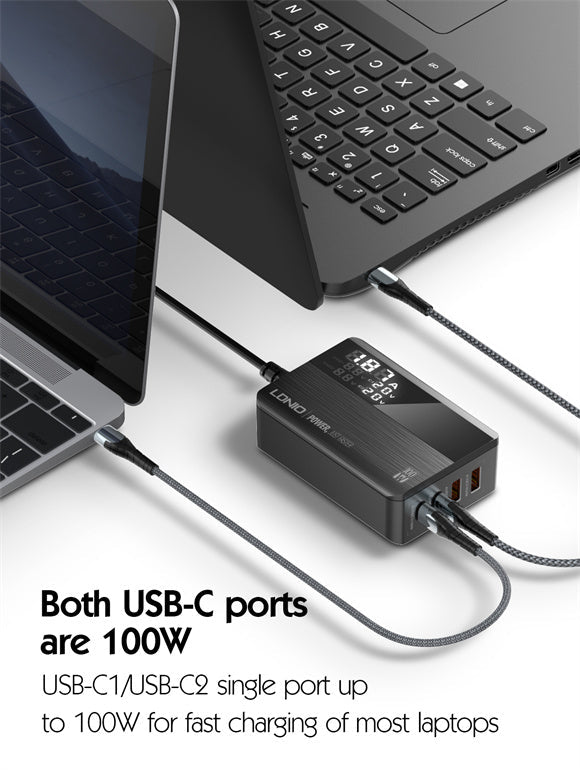LDNIO 100W GaN Super Fast USB-C Desktop Charger