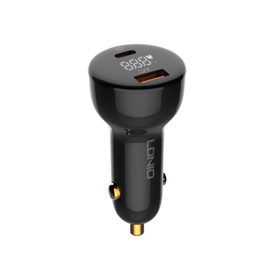 LDNIO 100W Dual USB Super Fast Car Charger LED