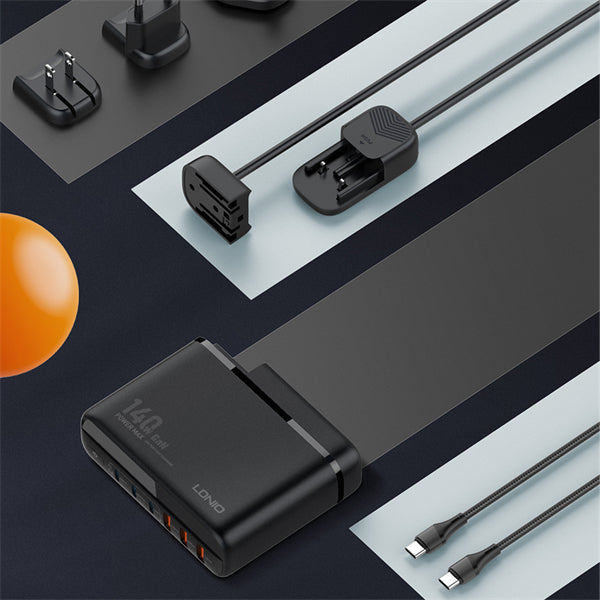 Ldnio 140W GaN Super Fast Desktop Charger Multi-Device Hub