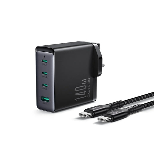 Joyroom 140W GaN Ultra Fast Charger with 240W USB‑C Cable