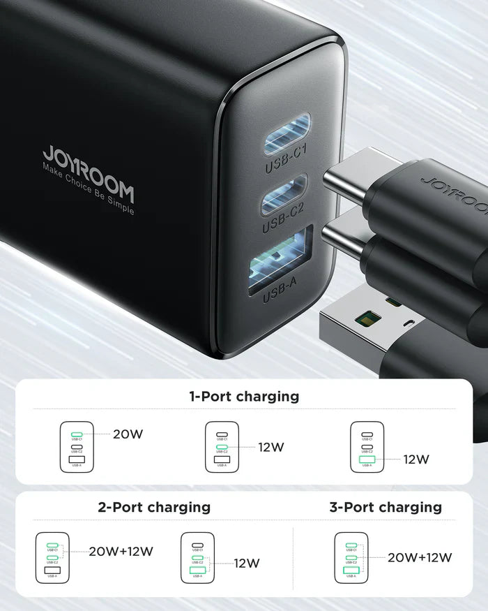 Joyroom 32W Mini Fast Charger with Dual PD/QC
