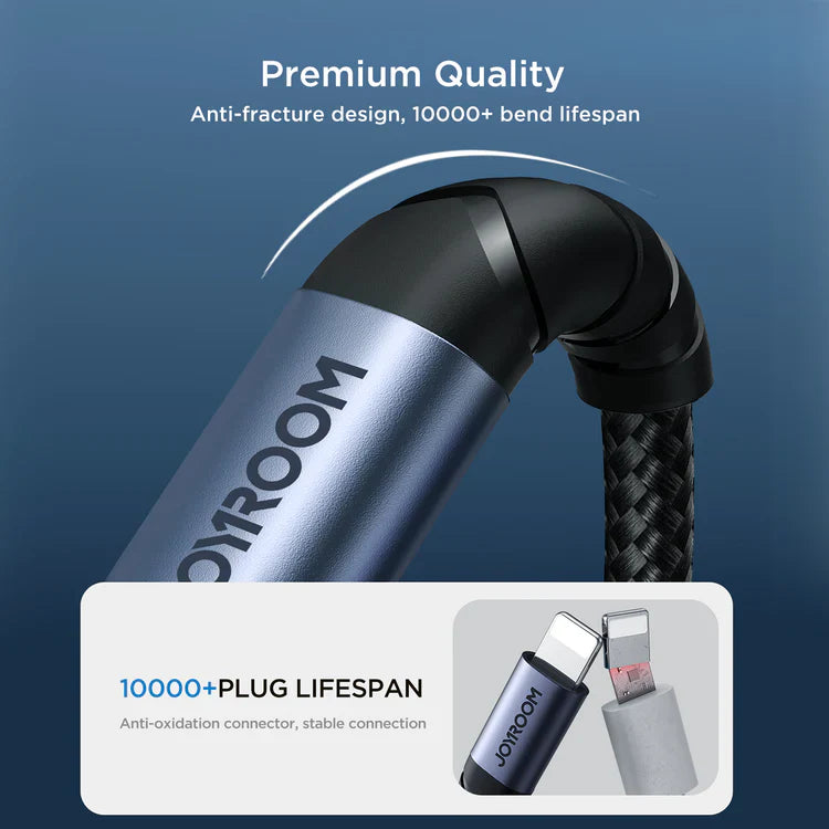 Joyroom Audio-Transfer 2-in-1 Lightning to 3.5mm Charging Adapter