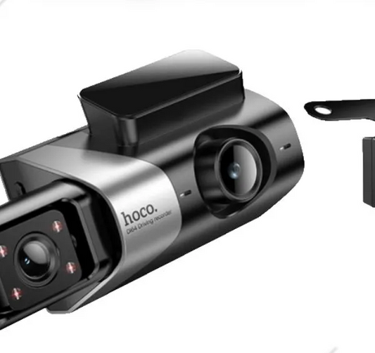 HOCO DI64 Triumph Triple‑Screen WiFi Dash Cam with Night Vision