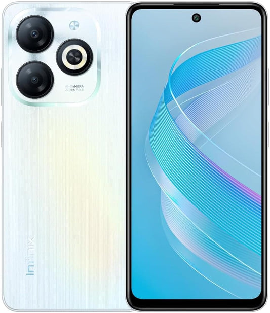 Infinix Smart 8 64GB White Smartphone with 6.6" 90Hz Display
