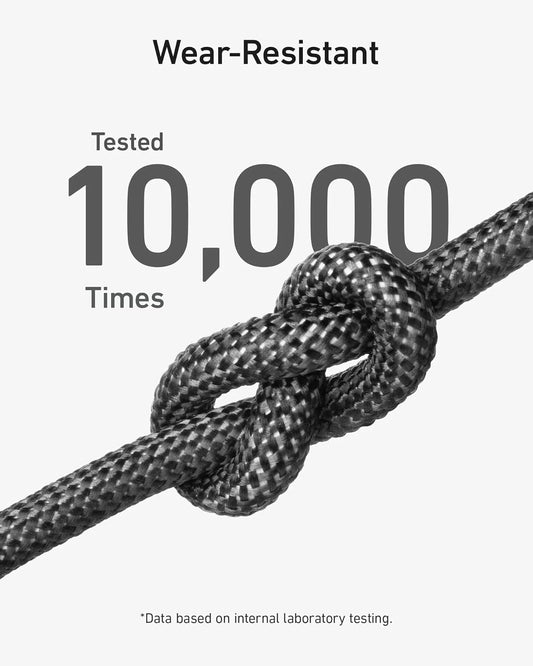 Anker USB-C to Lightning Cable 6ft Bio-Braided Black Fast Charging