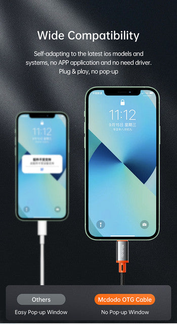 Mcdodo Castle Series Type-C Lightning 1m Braided Fast Charging Cable