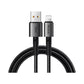 MCDODO 1.8m USB‑A to Lightning Fast Charge Braided Cable Black