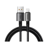 MCDODO 1.8m USB‑A to Lightning Fast Charge Braided Cable Black
