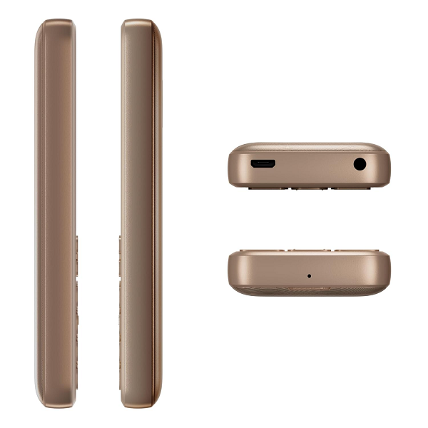 Nokia N130 2023 Dual SIM Gold Feature Phone with Long-Lasting Battery