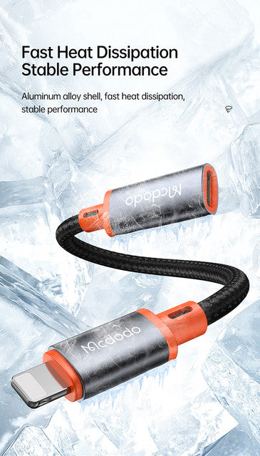 Mcdodo Castle Series Type-C Lightning 1m Braided Fast Charging Cable