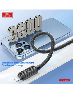 Earldom EC-187L 2.4A Fast Charging USB to Lightning Cable