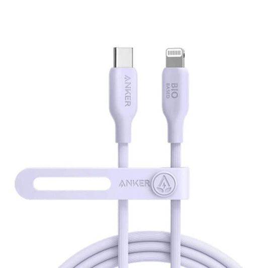 Anker 542 USB-C to Lightning Cable: Bio-Based, Durable, Fast Charging, Violet
