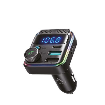 Asli Global Thundervolt 48W Car FM Transmitter with Fast Charging