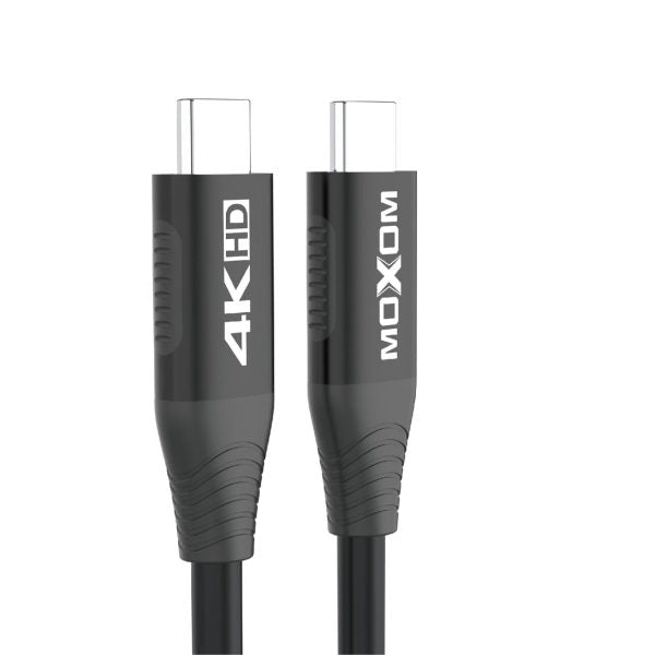 Moxom 4K 1m/2m Type‑C to Type‑C USB‑C Cable 100W