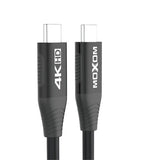 Moxom 4K 1m/2m Type‑C to Type‑C USB‑C Cable 100W