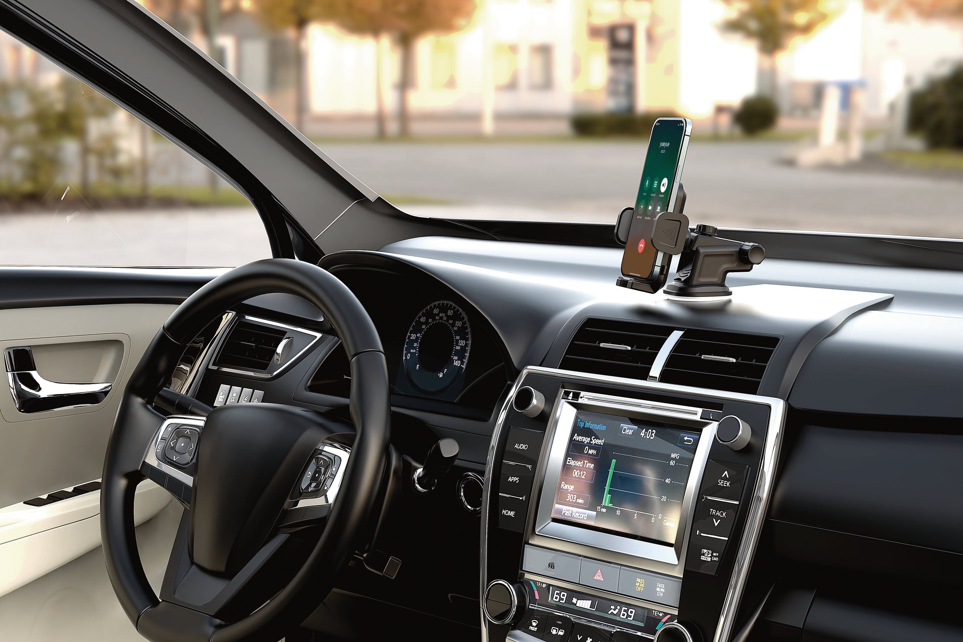 90% Motogrip Secure90 Universal Black Car Dashboard Phone Mount