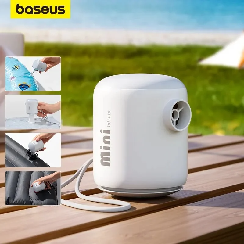 Baseus PocketGo Compact Portable Air Pump with Digital Display