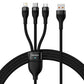 Baseus Flash Series II 3-in-1 Fast Charging Cable 100W