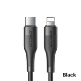 Premium 1.2m Type-C to Lightning Fast Charging Cable - Black