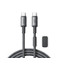 S-A50 Unlimited Series 60W Fast Charging USB‑C Cable 1.2m Dark Gray