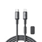 30W Fast Charging Type‑C to Lightning Cable 1.2m Dark Grey