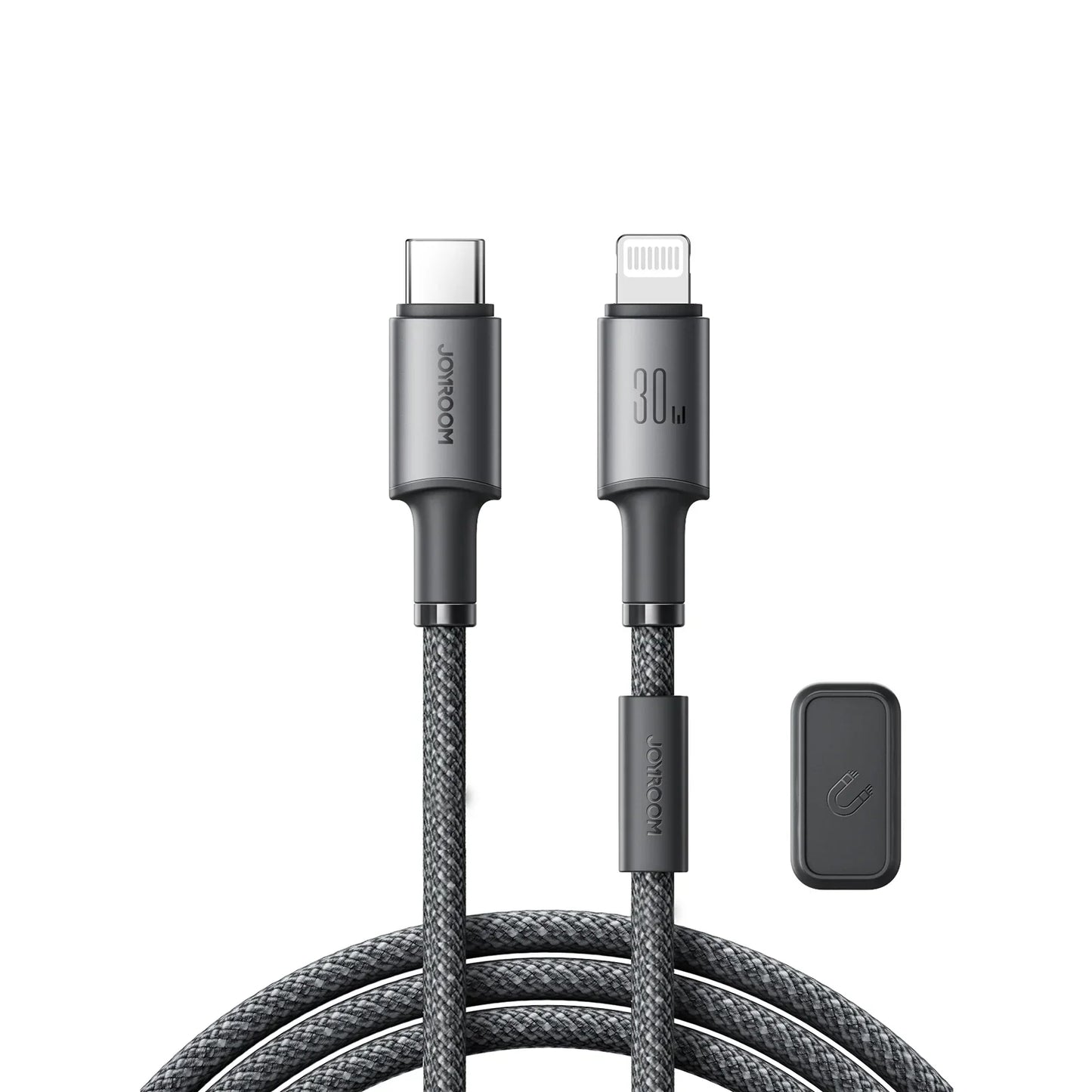 30W Fast Charging Type‑C to Lightning Cable 1.2m Dark Grey