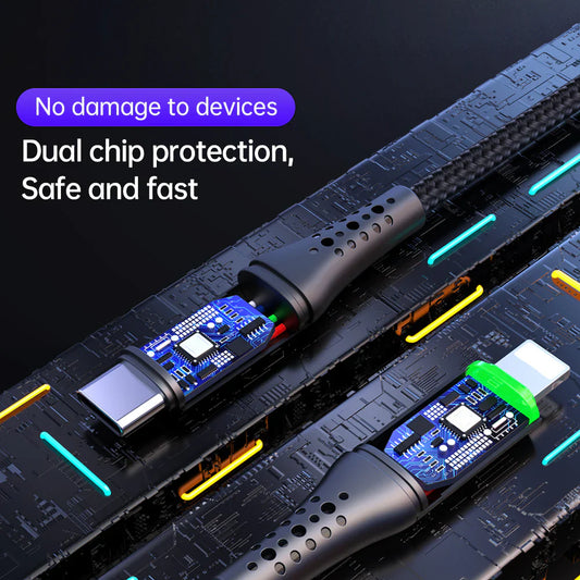 Mcdodo 36W L‑Shaped Lightning to Type‑C PD Cable 1.2m