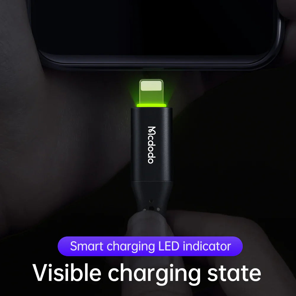 Mcdodo 36W L‑Shaped Lightning to Type‑C PD Cable 1.2m