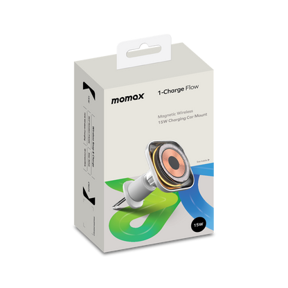 Momax 1-Charge Flow Magnetic Wireless Car Charger Mount 15W