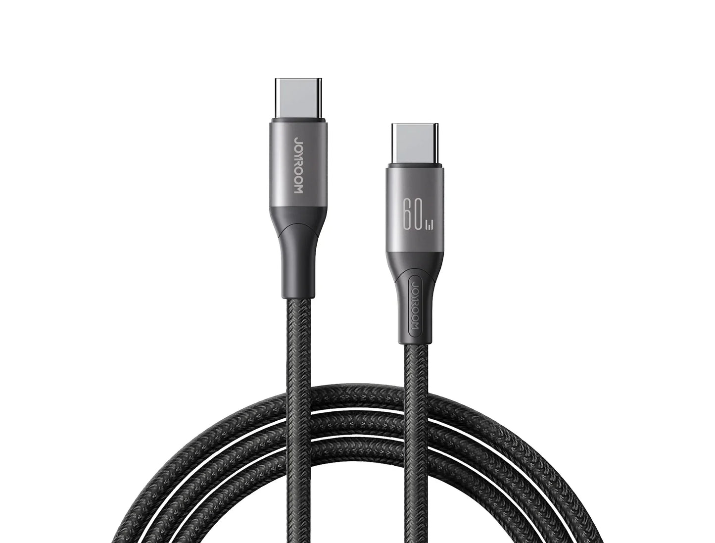 JOYROOM Flash Series 60W USB‑C to USB‑C 2m Black Cable
